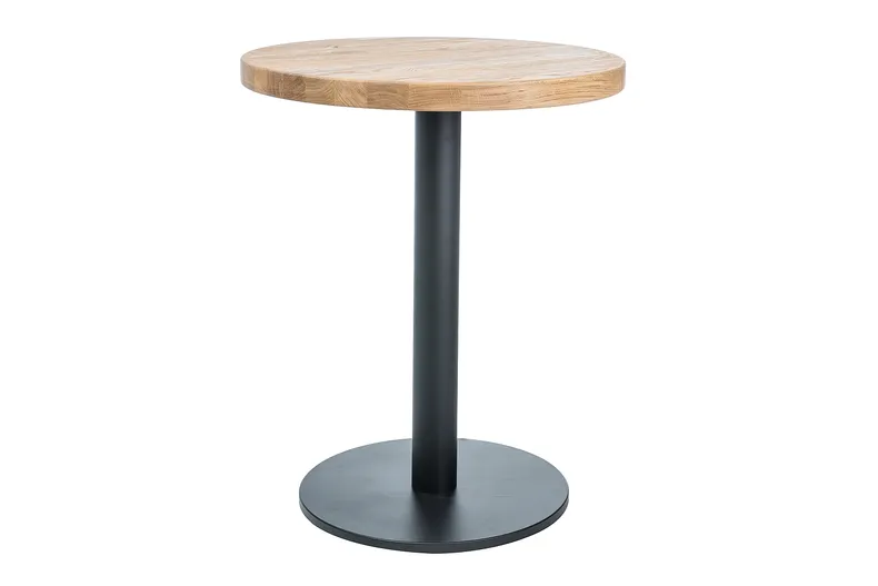 Кухонний стіл SIGNAL PURO, дуб / чорний, 60x60 фото №13