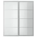 IKEA SVARTISDAL СВАРТІСДАЛЬ, розсувні дверцята, 2 шт., білий під папір, 200x236 см 794.397.95 фото thumb №1