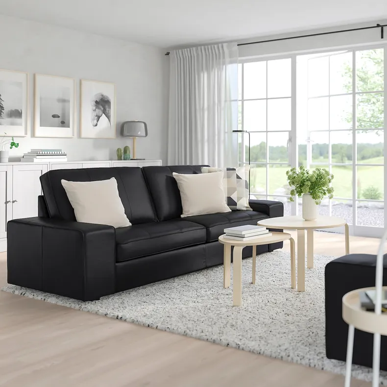 IKEA KIVIK КІВІК, 3-місний диван, Гранн/Бомстад чорний 005.195.25 фото №2