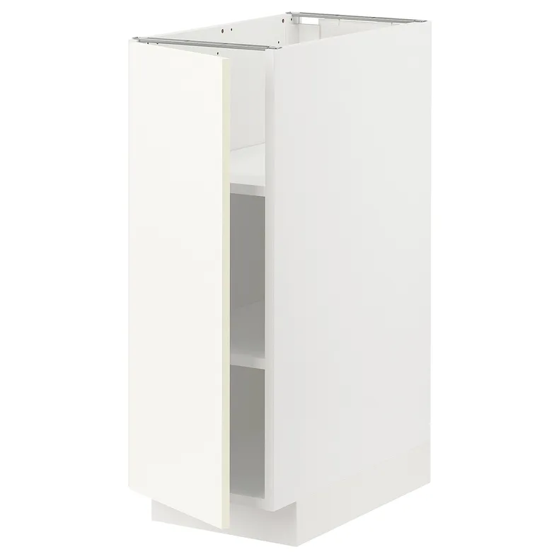 IKEA METOD МЕТОД, напольный шкаф с полками, белый / Вальстена белый, 30x60 см 895.071.28 фото №1