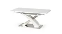 Розкладний кухонний стіл HALMAR SANDOR 2 160-220x90 см білий фото thumb №2