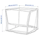 IKEA TOSTERÖ ТОСТЕРО, чехол для садовой мебели, диван / черный, 109x85 см 004.279.22 фото thumb №4