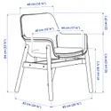 IKEA VEDBO ВЕДБУ / VEDBO ВЕДБУ, стол и 4 стула, белый / берёзовый, 160x95 см 093.068.93 фото thumb №7