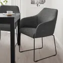 IKEA TOSSBERG ТОССБЕРГ, стул, черный / серый металл 904.353.24 фото thumb №4