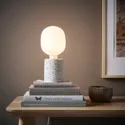 IKEA LERSKIFFER ЛЕРСКІФФЕР, настільна лампа, тераццо/білий ефект, 11 см 904.862.95 фото thumb №4
