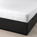 IKEA NORDLI НОРДЛІ, каркас ліжка з відд д / збер і матрац, з підголівником антрацит / екрехамн середньої жорсткості, 160x200 см 195.417.67 фото thumb №2