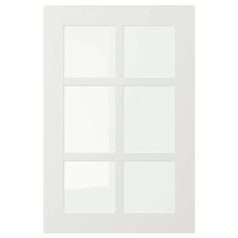 IKEA STENSUND СТЕНСУНД, стеклянная дверь, белый, 40x60 см 904.505.88 фото №1