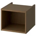 IKEA HAGAÅN ХАГАОН, открытый шкаф, коричневая имитация дуб, 40x48x33 см 405.355.28 фото thumb №1