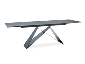 Обеденный стол SIGNAL Westin I, черный, 90x160 фото