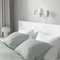 IKEA MALM МАЛЬМ, каркас кровати с матрасом, белый / Вестерёй твердый, 140x200 см 295.447.08 фото thumb №6
