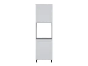 BRW Кухонный шкаф для встраиваемого духового шкафа Verdi высотой 60 см слева светло-серый матовый, греноловый серый/светло-серый матовый FL_DPS_60/207_L/L-SZG/JSZM фото