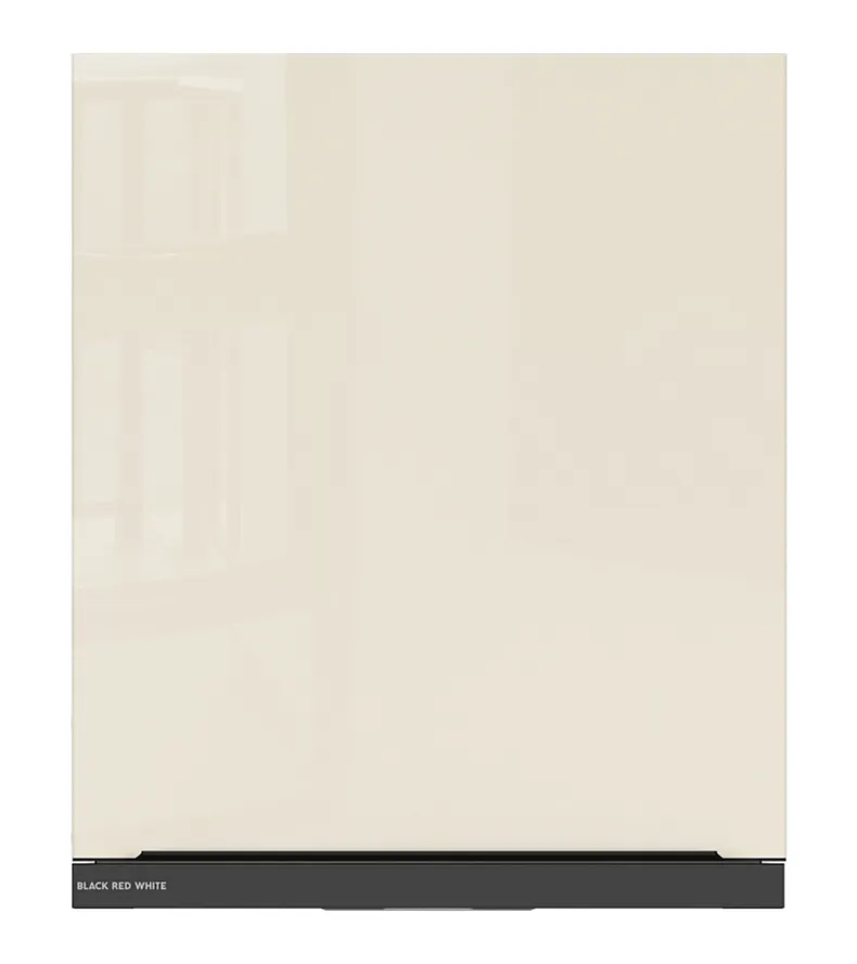 BRW Верхний кухонный шкаф Sole L6 60 см с вытяжкой слева магнолия жемчуг, альпийский белый/жемчуг магнолии FM_GOO_60/68_L_FAMI-BAL/MAPE/CA фото №1