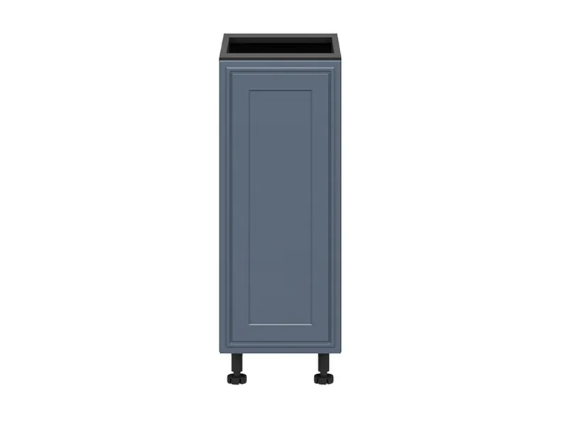 BRW Нижний кухонный шкаф Верди 30 см правый мистик матовый, черный/матовый FL_D_30/82_P-CA/MIM фото №1