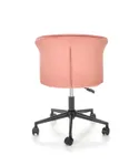 Крісло офісне обертове HALMAR PASCO, рожевий оксамит фото thumb №9