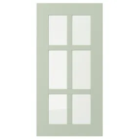 IKEA STENSUND СТЕНСУНД, скляні дверцята, світло-зелений, 30x60 см 105.240.17 фото