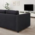 IKEA VIMLE ВІМЛЕ, кутовий диван-ліжко, 5-місний, з шезлонгом / антрацит пагорбкуватий 995.369.84 фото thumb №3