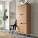 IKEA STÄLL СТЭЛЛ, галошница,3 отделения, дуб, 79x29x148 см 005.302.26 фото thumb №2