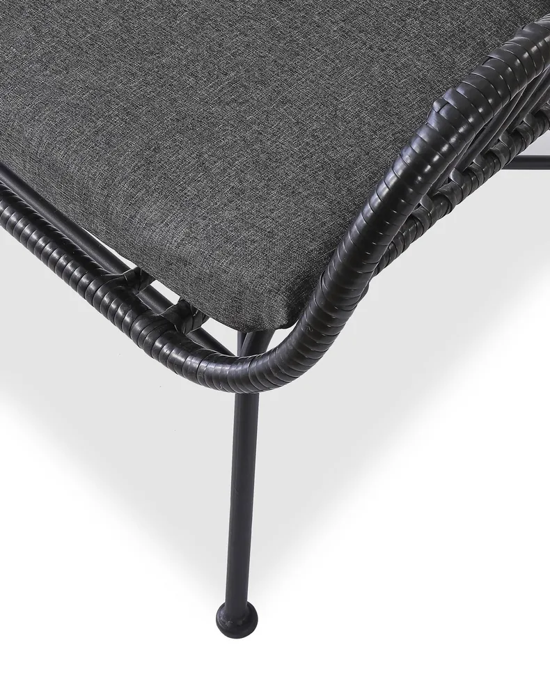 Кресло HALMAR IKARO 2 черный / серый фото №10