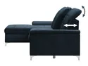 BRW Розкладний кутовий диван Ariado з ящиком для зберігання темно-синій велюр, Vogue 13 NA-ARIADO-RECBK.2F-G3_B85465 фото thumb №8
