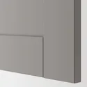 IKEA ENHET ЕНХЕТ, настінн шафа з 2 поличками/дверцят, біла/сіра рамка, 40x17x75 см 193.227.22 фото thumb №3