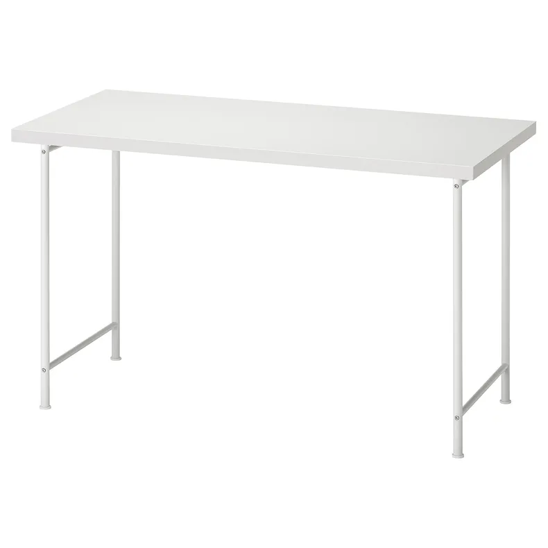 IKEA LAGKAPTEN ЛАГКАПТЕН / SPÄND СПЭНД, письменный стол, белый, 120x60 см 495.636.25 фото №1