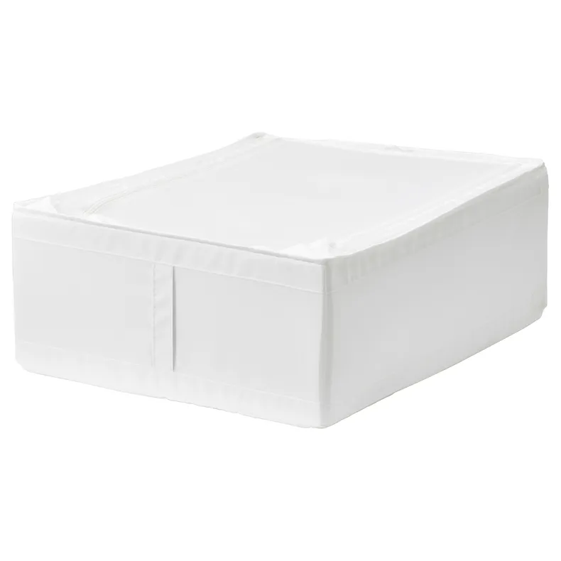 IKEA SKUBB СКУББ, коробка для зберігання, білий, 44x55x19 см 302.903.62 фото №1