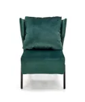 Крісло м'яке HALMAR Victus темно-зелений/чорний фото thumb №11