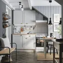 IKEA KNOXHULT КНОКСХУЛЬТ, кухня, сірий, 120x61x220 см 991.804.36 фото thumb №3