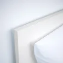 IKEA MALM МАЛЬМ, каркас ліжка, високий, білий / Лейрсунд, 140x200 см 990.198.40 фото thumb №7