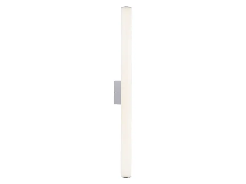 BRW Настінний світлодіодний світильник для ванної кімнати Ice Tube S сріблясто-сталевий 083952 фото №1