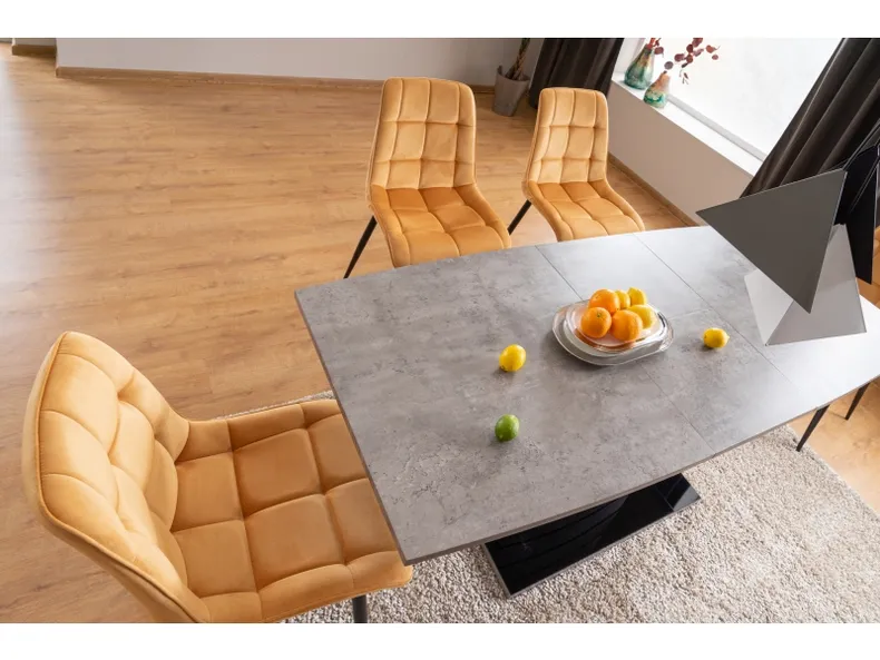 Кухонный стул SIGNAL CHIC D Velvet, Bluvel 03 - светло-серый фото №42