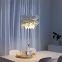 IKEA KRUSNING КРУСНІНГ, абажур підвісного світильника, білий, 43 см 002.599.14 фото thumb №3