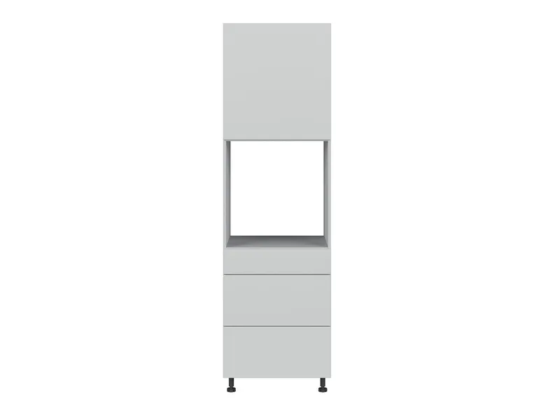 Кухонный шкаф BRW Top Line 60 см левосторонний с ящиками светло-серый матовый, греноловый серый/светло-серый матовый TV_DPS_60/207_2SMB/SMB/L-SZG/BRW0014 фото №1