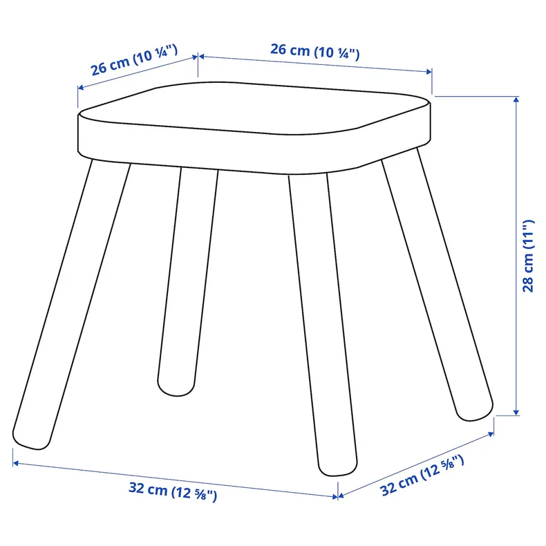 IKEA FLISAT, детский стул, сосна 305.965.36 фото №4