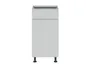 BRW Top Line кухонный базовый шкаф 40 см правый с ящиком светло-серый матовый, греноловый серый/светло-серый матовый TV_D1S_40/82_P/SMB-SZG/BRW0014 фото