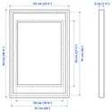 IKEA RÖDALM РЁДАЛЬМ, рама, имит. дуб, 61x91 см 205.664.03 фото thumb №6