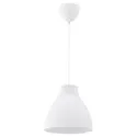 IKEA MELODI МЕЛОДІ, підвісний світильник, білий, 28 см 603.865.27 фото thumb №1
