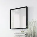 IKEA NISSEDAL НИССЕДАЛЬ, зеркало, черный, 65x65 см 503.203.20 фото thumb №5