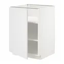 IKEA METOD МЕТОД, підлогова шафа з полицями, білий / стенсундський білий, 60x60 см 394.581.06 фото thumb №1