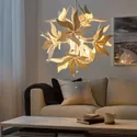 IKEA RAMSELE РАМСЕЛЕ, подвесной светильник, цветок / белый, 43 см 304.048.82 фото thumb №7