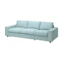 IKEA VIMLE ВІМЛЕ, 3-місний диван-ліжко, з широкими підлокітниками / САКСЕМАРА світло-синій 395.372.36 фото thumb №2