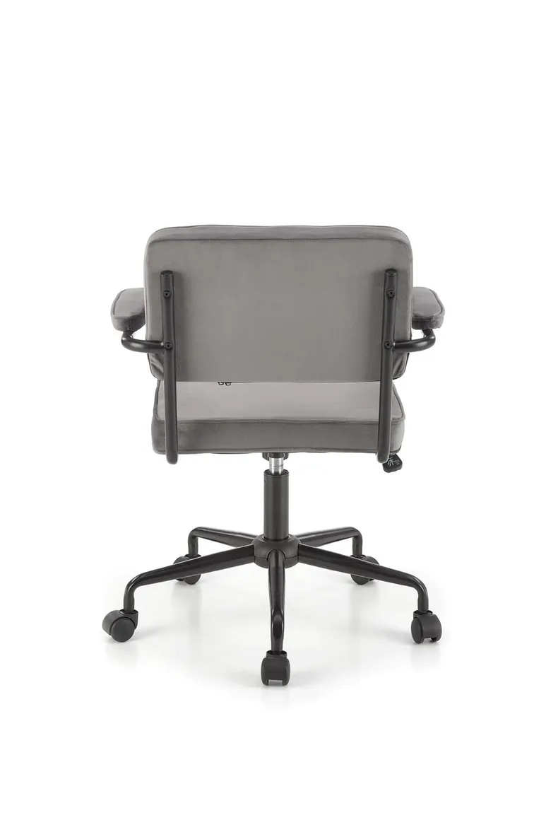 Крісло комп'ютерне офісне обертове HALMAR FIDEL, сірий фото №6
