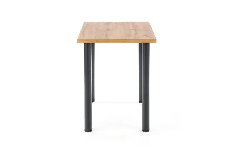 Кухонний стіл HALMAR MODEX 2 90x60 см, колір стільниці - дуб вотан, ніжки - чорний фото №2