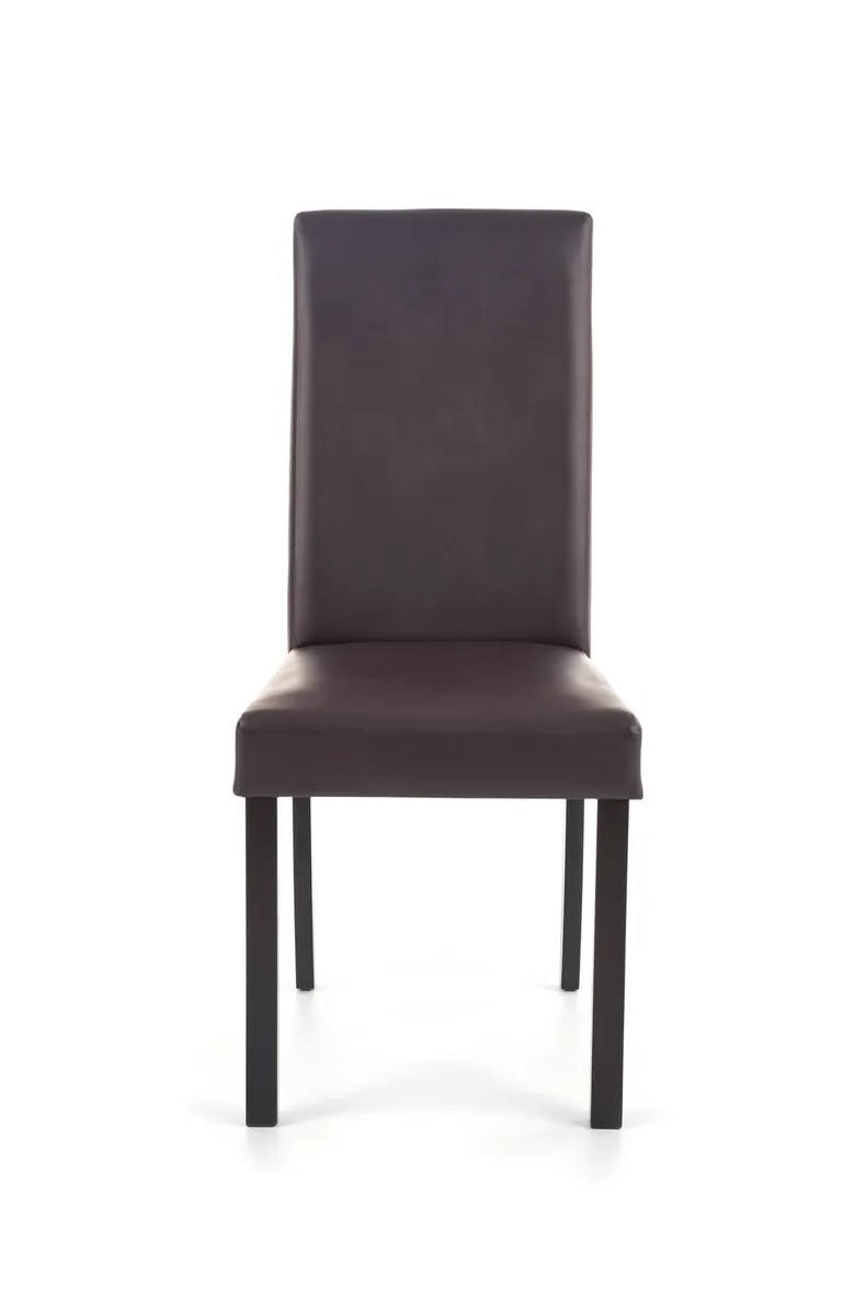 Кухонний стілець HALMAR NIKKO венге/темно-коричневий фото №2