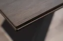 Стіл обідній SIGNAL WESTIN Ceramic, коричневий ефект дерева/чорний мат, 90x180 фото thumb №6