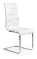 Кухонный стул HALMAR K104 белый/хром/белая экокожа фото thumb №1