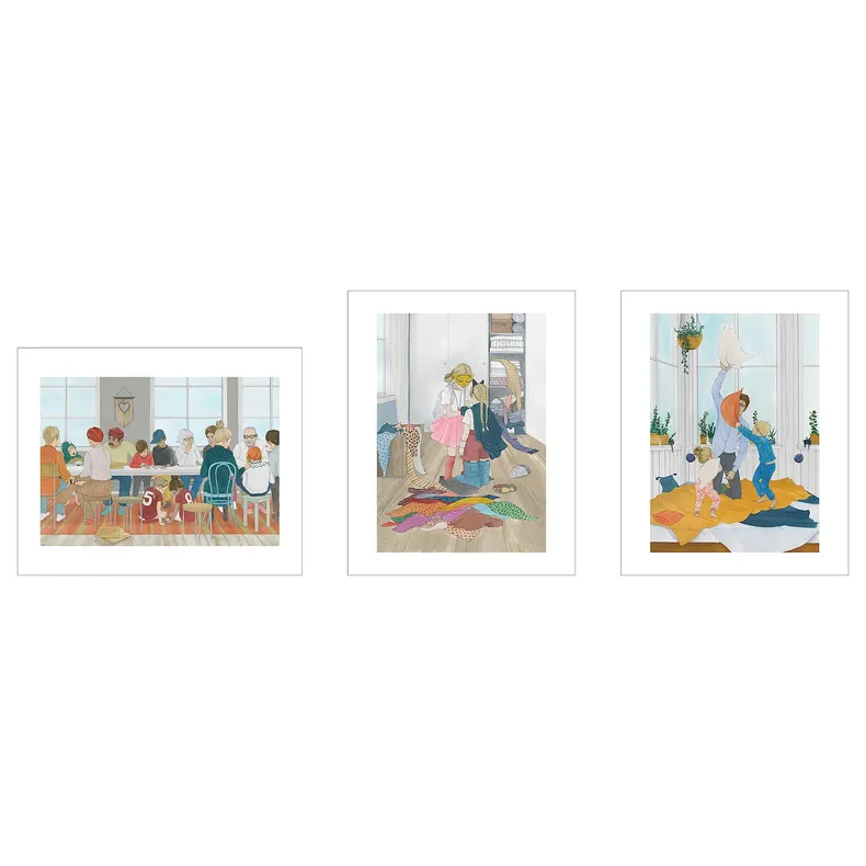 IKEA BILD БИЛЬД, постер, Современный Ларссон, 40x50 см 004.964.87 фото №1