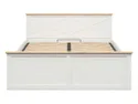 BRW Ліжко Frija 180x200 з каркасом і ящиком для зберігання андерсен сосна біла, сосна андерсена біла/дуб художній LOZ/180-APW/DASN фото thumb №3