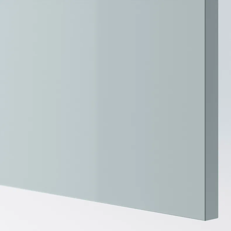 IKEA KALLARP КАЛЛАРП, дверцята, глянцевий світло-сіро-блакитний, 40x200 см 105.201.42 фото №4