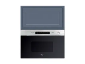 BRW Верхний шкаф для кухни Verdi 60 см с микроволновой печью навесной Мистик матовый, черный/матовый FL_GMO_60/72_O_MBNA900-CA/MIM/IX фото